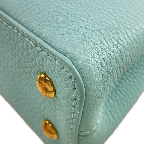 Louis Vuitton Capucines Mini Leather Handbag Vert d'Eau - Picture 8 of 16